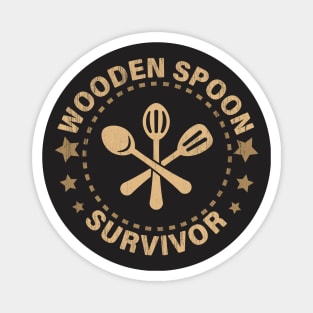 Wooden Spoon Survivor Magnet